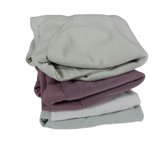 Bundle of 3 Comfy Cubs Swaddles 2 SM 1 L Gray and Mauve - Picture 1 of 10